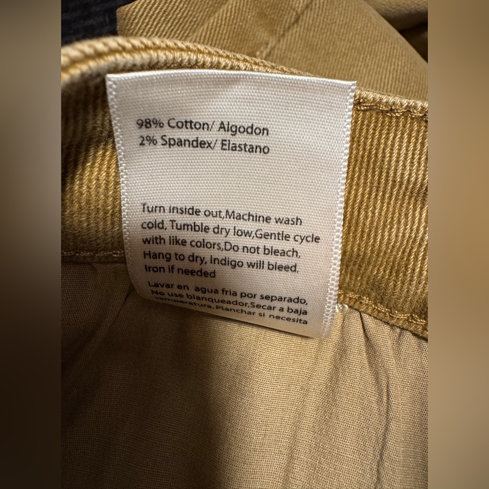 Stylish Brown Flare Cargo Jeans - Picture 7 of 7